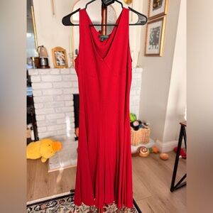 Lauren Ralph Lauren Red Maxi Dress